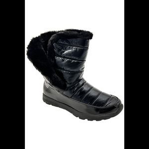 Tony Little Cheeks Fit Body Water Repellent Puffer Boot Black - Medium